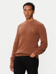 Quiksilver Sweter EQYSW03342 Brązowy Regular Fit. Brązowe swetry rozpinane Quiksilver, m, bez wzorów, z bawełny, bez kołnierzyka, bez ramiączek. Za 279.99 zł.