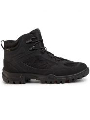 ECCO Trekkingi Expedition III M GORE-TEX 81127451052 Czarny. Czarne botki sznurowane ecco, bez wzorów, z gore-texu, bez obcasa, bez zapięcia. Za 729.99 zł.