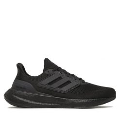 Buty do biegania adidas. Czarne buty do biegania Adidas, bez wzorów, bez zapięcia, do biegania. Za 649.99 zł.