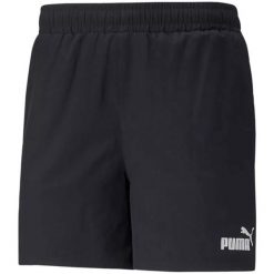 Szorty męskie sportowe Puma TAPE CRO BANADOR. Czarne krótkie spodenki sportowe Puma, l, bez wzorów, z materiału. Za 78.00 zł.