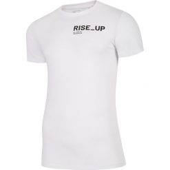T-shirt męski TSM211 - biały. T-shirty marki 4F. Za 29.99 zł.