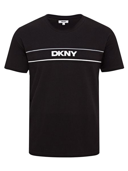DKNY Koszulka w kolorze czarnym rozmiar: L. Czarne bezrękawniki DKNY, l, bez wzorów, z bawełny, bez kołnierzyka, bez ramiączek. Za 77.95 zł.