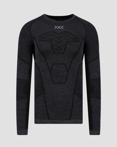 Longsleeve termoaktywny męski X-Bionic Symbio Merino Shirt LS. Czarne bielizna termoaktywna X BIONIC, l, bez wzorów, z materiału, bez ramiączek. Za 839.99 zł.
