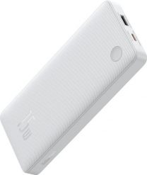 Baseus Airpow Lite 10000 mAh 15W biały. Białe powerbanki . Za 38.90 zł.