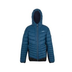 Kurtka z kapturem Regatta Leedre. Niebieskie kurtki Regatta, na zimę, l, bez wzorów, z materiału, z kapturem. Za 179.99 zł.