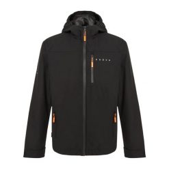 Kurtka przeciwdeszczowa męska KADVA Forest. Czarne kurtki KADVA, m, bez wzorów, bez kaptura. Za 189.99 zł.