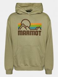 Marmot Bluza Coastal M14258 Khaki Regular Fit. Brązowe bluzy Marmot, m, bez wzorów, z bawełny, bez kaptura. Za 249.99 zł.