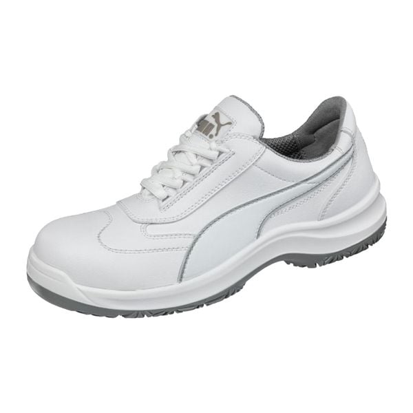 Niskie Buty Dla Dorosłych Unisex Clarity. Białe buty trekkingowe Puma, bez wzorów, bez zapięcia. Za 792.99 zł.