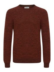 Blend Sweter 20716115 Bordowy Regular Fit. Czerwone swetry rozpinane Blend, m, bez wzorów, z bawełny, bez kołnierzyka, bez ramiączek. Za 109.99 zł.