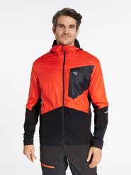 Ziener Kurtka hybrydowa "Nikolo" w kolorze czerwono-czarnym rozmiar: 60. Czarne kurtki outdoor i hardshell Ziener, s, bez wzorów, z materiału, bez kaptura. Za 132.67 zł.