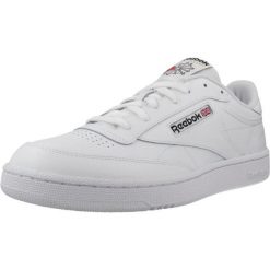 Buty REEBOK CLUB C 85 Biały. Białe buty turystyczne Reebok, bez wzorów, z materiału, bez zapięcia, trekkingowe, reebok club. Za 281.40 zł.