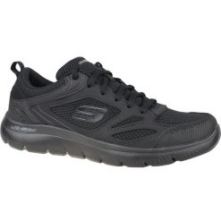 Buty treningowe męskie Skechers Summits-South Rim. Czarne buty treningowe Skechers, bez wzorów. W wyprzedaży za 213.45 zł.