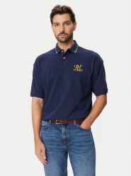 Polo Ralph Lauren Polo 710B28617003 Granatowy Regular Fit. Niebieskie koszulki polo Polo Ralph Lauren, l, bez wzorów, z bawełny, bez kołnierzyka, bez ramiączek. Za 509.99 zł.