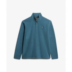 Polar z zamkiem 1/2 Superdry. Niebieskie bluzy z polaru Superdry, m, bez wzorów, z polaru, bez kaptura. Za 325.60 zł.