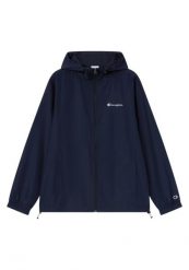 Kurtka męska Champion Windbreaker, wodoodporna, z kapturem. Niebieskie kurtki Champion, m, bez wzorów, z materiału, z kapturem. Za 148.99 zł.