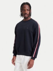 Tommy Hilfiger Bluza UM0UM03943 Granatowy Regular Fit. Niebieskie bluzy Tommy Hilfiger, m, bez wzorów, z bawełny, bez kaptura. Za 369.99 zł.