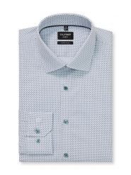 OLYMP Koszula "No 6" - Super Slim - w kolorze błękitnym rozmiar: 36. Niebieskie koszule Olymp, bez wzorów, z bawełny, bez kołnierzyka, bez ramiączek. Za 117.73 zł.