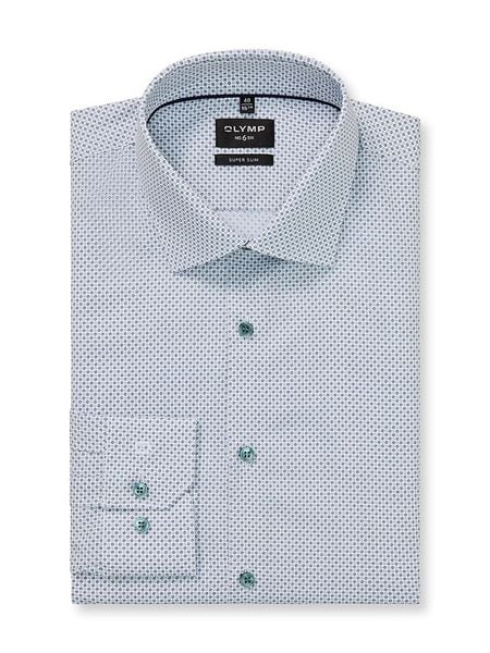 OLYMP Koszula "No 6" - Super Slim - w kolorze błękitnym rozmiar: 36. Niebieskie koszule Olymp, bez wzorów, z bawełny, bez kołnierzyka, bez ramiączek. Za 122.38 zł.
