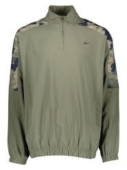 Reebok Kurtka sportowa w kolorze khaki rozmiar: L. Brązowe kurtki outdoor i hardshell Reebok, l, bez wzorów, bez kaptura, outdoorowe. Za 110.55 zł.