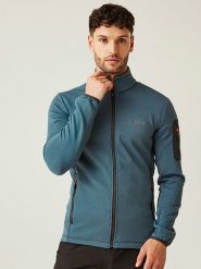 Regatta Kurtka polarowa "Aldean" w kolorze niebieskim rozmiar: 3XL. Niebieskie kurtki Regatta, xl, bez wzorów, z polaru, bez kaptura. Za 150.37 zł.