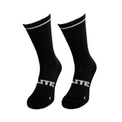 Skarpety Unisex Dla Dorosłych Elite. Czarne skarpety PROSKARY, bez wzorów, z bawełny. Za 114.99 zł.
