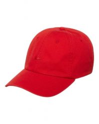 Czapka dla Mężczyzn RAD SPLATTER Czerwony. Czerwone czapki z daszkiem Quiksilver, bez wzorów, z bawełny. Za 129.99 zł.