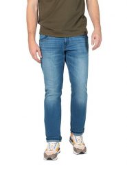 Timezone Dżinsy "Jack" - Regular fit - w kolorze niebieskim rozmiar: W34/L30. Niebieskie jeansy Timezone, l. Za 157.45 zł.