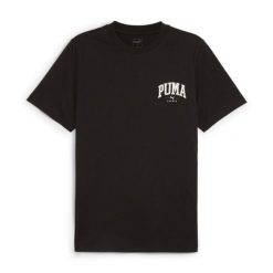 Koszulka sportowa męska Puma Squad Tee. Czarne t-shirty sportowe Puma, bez wzorów, bez ramiączek. Za 89.99 zł.