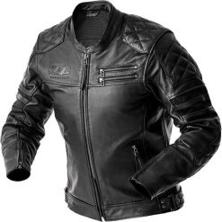 Motocyklowa kurtka skórzana RST Hillberry D3O. Czarne kurtki RST, m, bez wzorów, z materiału, bez kaptura. Za 1,032.00 zł.