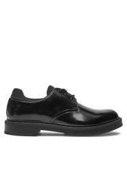 Aldo Półbuty Barlow 13847761 Czarny. Czarne eleganckie półbuty Aldo, bez wzorów, z lakierowanej skóry, bez obcasa, bez zapięcia. Za 219.99 zł.