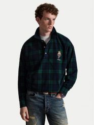 Polo Ralph Lauren Polar 710B28736001 Zielony ciemny Regular Fit. Zielone bluzy z polaru Polo Ralph Lauren, l, bez wzorów, z polaru, bez kaptura. Za 1,199.00 zł.