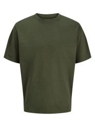 Jack & Jones Koszulka "Organic" w kolorze khaki rozmiar: M. Brązowe bezrękawniki Jack & Jones, m, bez wzorów, z bawełny, bez kołnierzyka, bez ramiączek. Za 65.69 zł.
