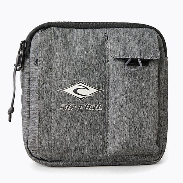 Saszetka męska Rip Curl 24/7 Pouch Classic Surf. Szare torby na ramię Rip Curl, bez wzorów, z materiału, małe, bez dodatków. Za 98.99 zł.