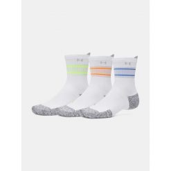Skarpety Under Armour Velociti Run Cushion 3. Białe skarpety Under Armour, bez wzorów. Za 69.99 zł.
