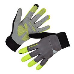 Rękawiczki rowerowe męskie Endura Windchill hi-viz. Szare rękawiczki ENDURA, bez wzorów. Za 139.99 zł.