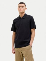 Jack&Jones Polo Benja 12269338 Czarny Regular Fit. Czarne koszulki polo Jack&Jones, m, bez wzorów, z bawełny, bez kołnierzyka, bez ramiączek. Za 69.99 zł.