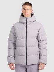 4F Kurtka narciarska membrana 5000 męska - brązowa S. Brązowe kurtki narciarskie i snowboardowe 4F, m, bez wzorów, narciarskie. Za 499.99 zł.