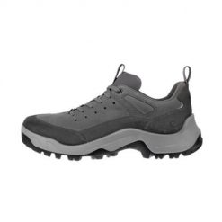Buty trekkingowe męskie Ecco Offroad Lea Low. Szare buty trekkingowe ecco, bez wzorów, z materiału, bez zapięcia, trekkingowe. Za 871.00 zł.