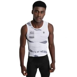 Męska kolarska podkoszulka potówka Vuelta a Ibiza MTB x Siroko Kolarstwo Sirok. Białe podkoszulki SIROKO, m, bez wzorów, ze skóry, bez ramiączek. Za 254.00 zł.