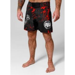 Spodenki męskie Pitbull treningowe Performance Pro plus Blood Dog II. Czarne krótkie spodenki sportowe PITBULL, m, bez wzorów. Za 209.00 zł.