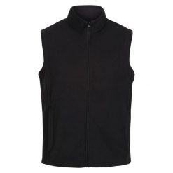 Kamizelka / Kamizelka Męska Z Mikropolaru. Czarne bluzy Regatta, m, bez wzorów, bez kaptura. Za 109.99 zł.