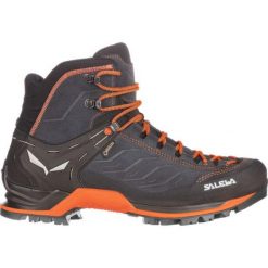 Buty Trekkingowe Męskie Salewa Mtn Trainer Mid Gtx. Czarne buty trekkingowe Salewa, bez wzorów, z materiału, za kostkę, bez zapięcia, trekkingowe. Za 969.99 zł.