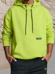 Bluza hoodie z wysokim kołnierzem - Inny. Bluzy bez kaptura Sinsay, l, bez wzorów, bez kaptura. W wyprzedaży za 42.99 zł.