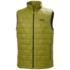 Kurtka puchowa bez rękawów Helly Hansen Lifaloft. Zielone kurtki Helly Hansen, l, bez wzorów, z materiału, bez kaptura. Za 656.00 zł.