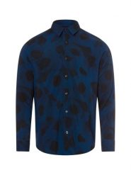 HUGO Koszula - Emero Mężczyźni Regular Fit wiskoza niebieski, M. Niebieskie koszule Hugo, m, bez wzorów, z materiału, bez kołnierzyka, bez ramiączek. Za 399.95 zł.