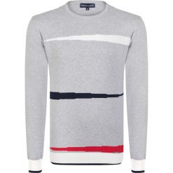 Sweter w kolorze jasnoszarym. Szare swetry nierozpinane Giorgio Di Mare, m, bez wzorów, z bawełny, bez kołnierzyka, bez ramiączek. W wyprzedaży za 139.95 zł.