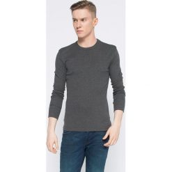 Henderson - Longsleeve. Szare bluzki z długim rękawem Henderson, m, bez wzorów, z bawełny, bez kołnierzyka, bez ramiączek. W wyprzedaży za 29.90 zł.