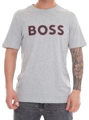 Hugo Boss Koszulka w kolorze jasnoszarym rozmiar: XXL. Szare bezrękawniki HUGO BOSS, xxl, bez wzorów, z bawełny, bez kołnierzyka, bez ramiączek. Za 165.99 zł.