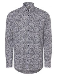Olymp Level Five Koszula Mężczyźni Slim Fit Bawełna niebieski, 43. Niebieskie koszule OLYMP Level Five, m, bez wzorów, z bawełny, bez kołnierzyka, bez ramiączek. Za 229.95 zł.