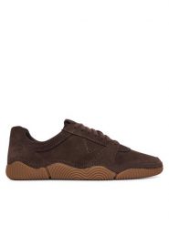 Clarks Sneakersy Sharpham Lace 26327296 Brązowy. Brązowe buty sportowe casual Clarks, bez wzorów, ze skóry, bez zapięcia. Za 439.99 zł.
